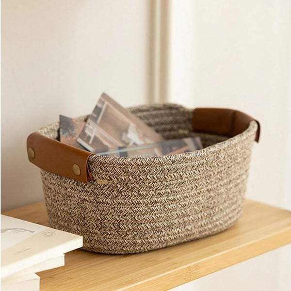 Sets de 2 et 3 Paniers de Rangement Boho - Grège