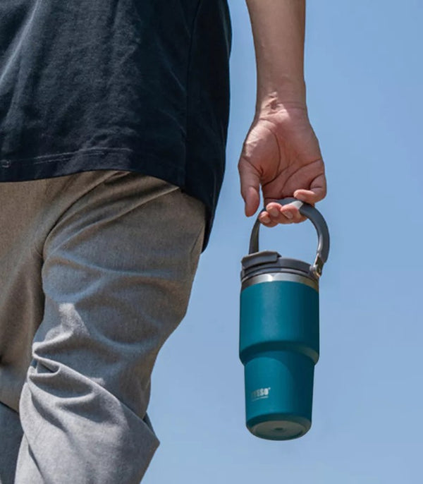 MUG Isotherme Premium Inox - TYESO® ROAM (900ML)  - BLEU DENIM