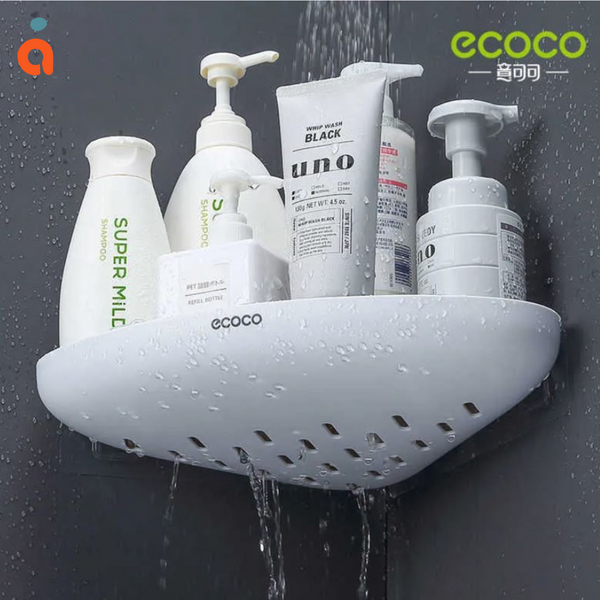 Étagère d’angle de douche ECOCO – Sans perçage, drainage rapide