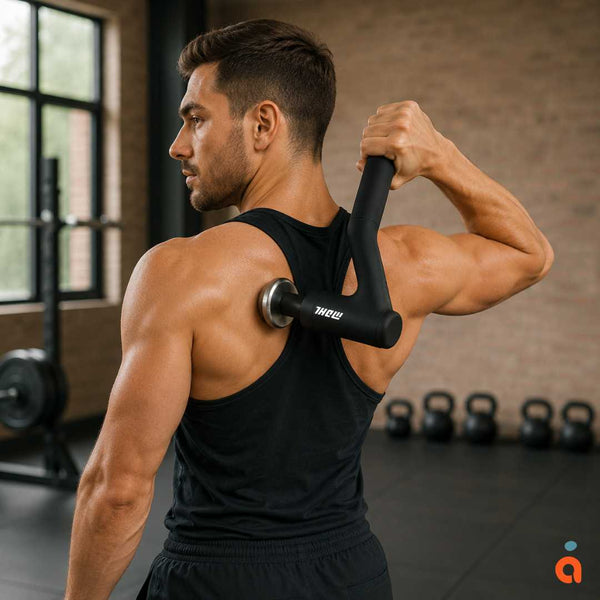 Pistolet de Massage puissant avec bras détachable - MDHL (+ tête chauffante)
